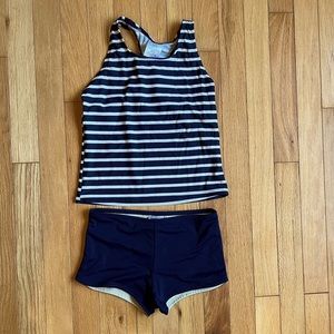 Girls Lands’ End tankini swim suit